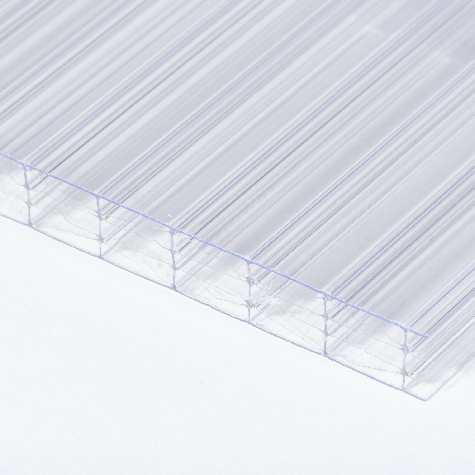Polykarbonátová dutinková deska MULTICLEAR 10 STRONG 6W čirá s UV ochranou 1250×6000 mm ARLA PLAST