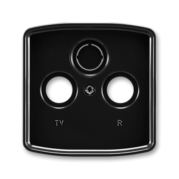 Kryt zásuvky anténní TV/R/SAT Tango černá ABB