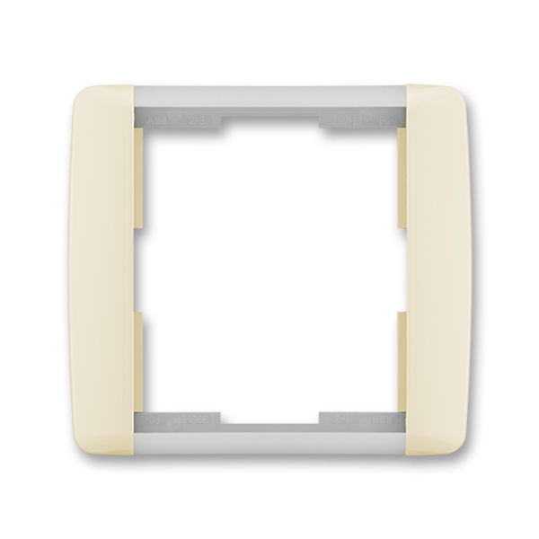Rámeček jednonásobný Element slonová kost / ledová bílá ABB