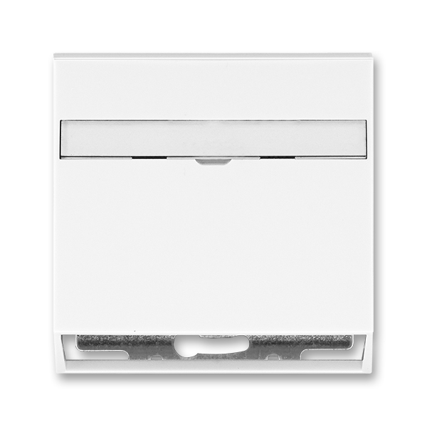 Kryt zásuvky komunikační s popisovým polem bílá ABB