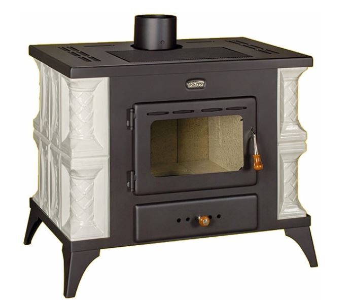 Kachlová krbová kamna PRITY K1 RK bílá PRITY