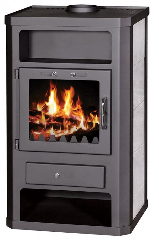 Kamna krbová s výměníkem Victoria Comfort KB grafitově šedá VICTORIA