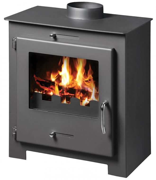 Kamna krbová Victoria Bora Lux grafitově šedá VICTORIA