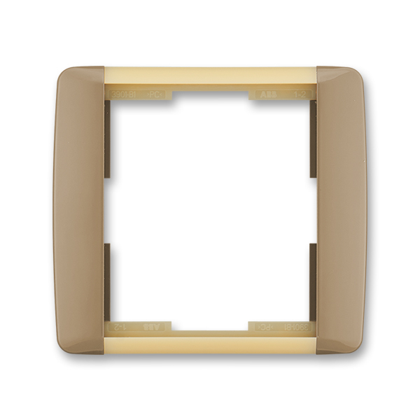 Rámeček jednonásobný Element kávová / ledová opálová ABB