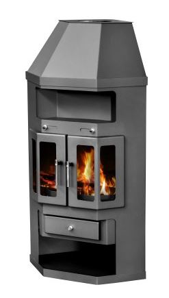 Kamna krbová Victoria Panama 2A grafitově šedá VICTORIA