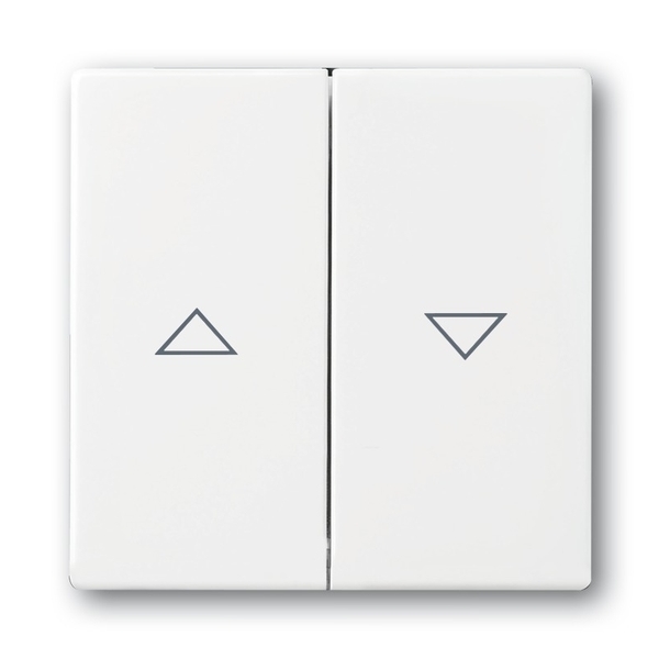 Kryt spínače žaluzií dělený Future/Solo studio bílá ABB