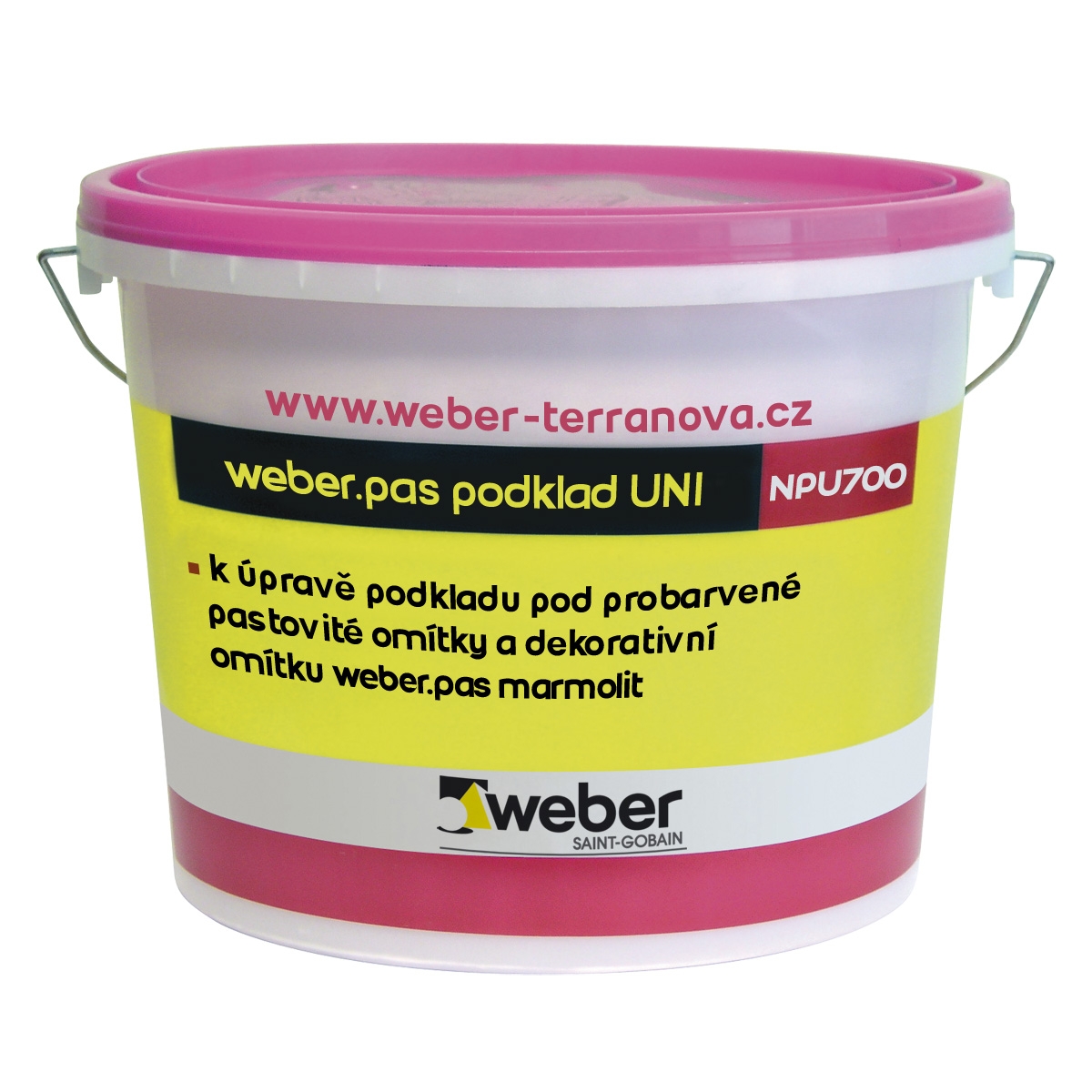 Penetrace weberpas podklad UNI MAR hnědá 20 kg SAINT-GOBAIN