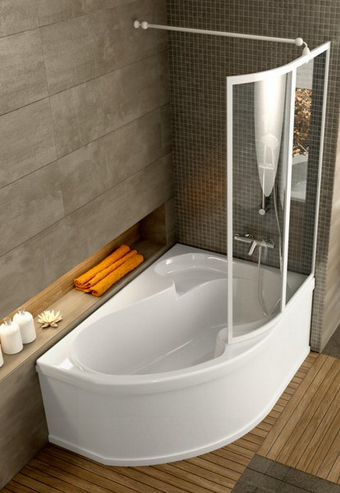 Vana akrylátová Ravak Rosa 150×105 cm levá RAVAK