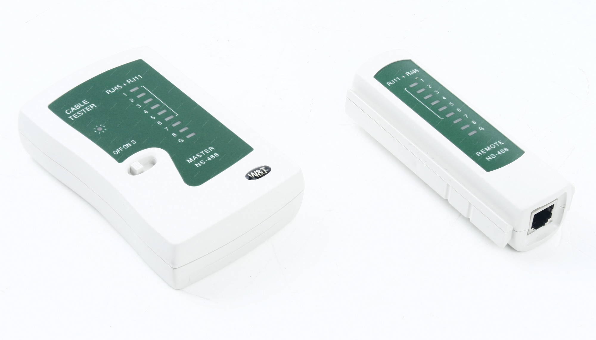 Tester síťových kabelů LED RJ 45 RJ 12 RJ 11