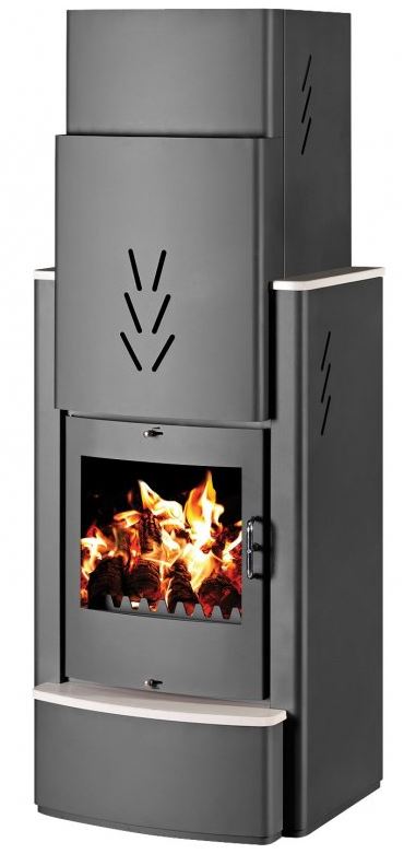 Kamna krbová s výměníkem Victoria Sonata B grafitově šedá VICTORIA