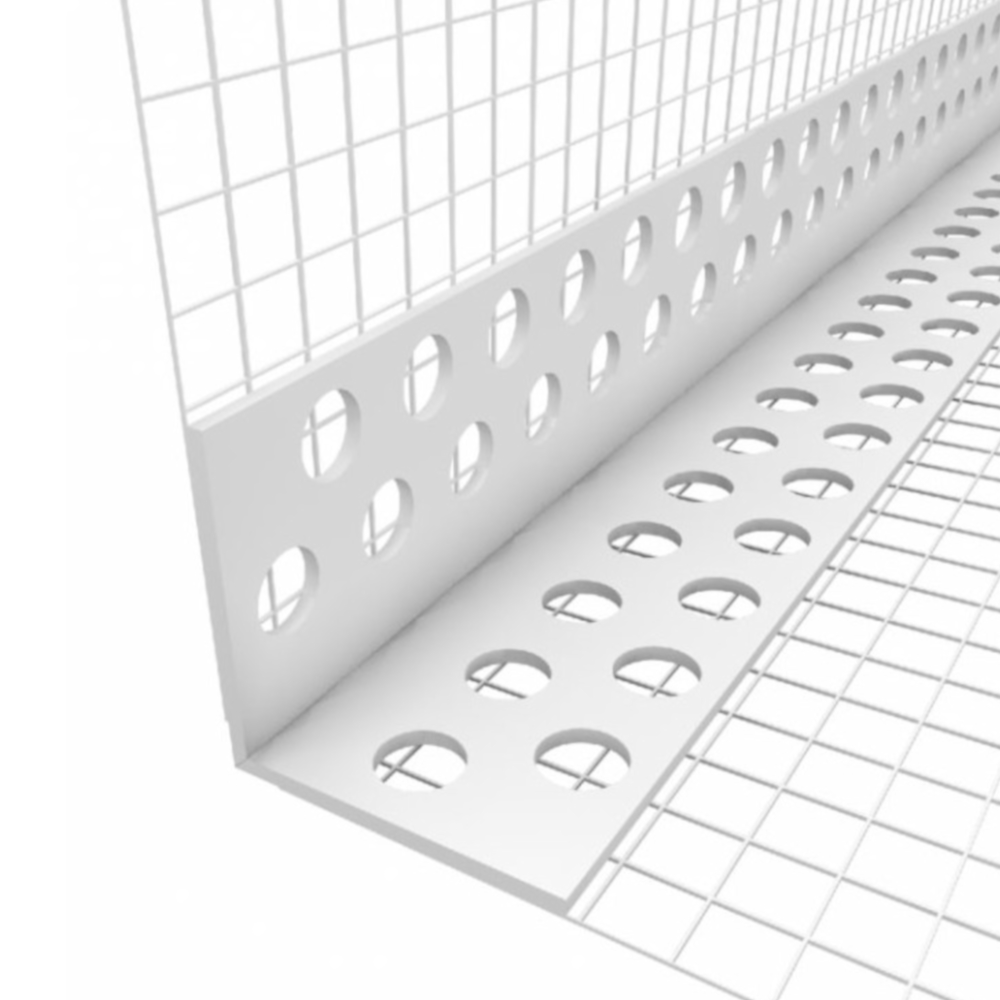 Lišta rohová Retek LKS plastová s tkaninou délka 2