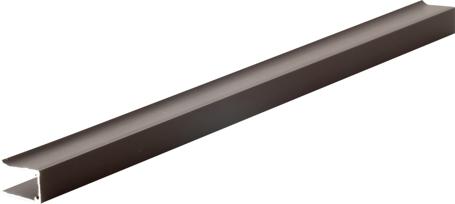 Ukončovací U hliníkový profil hladký pro polykarbonátové desky 10 mm