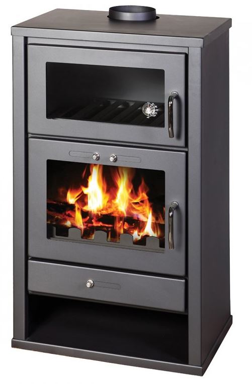 Kamna krbová s výměníkem Victoria Triumph FB grafitově šedá VICTORIA