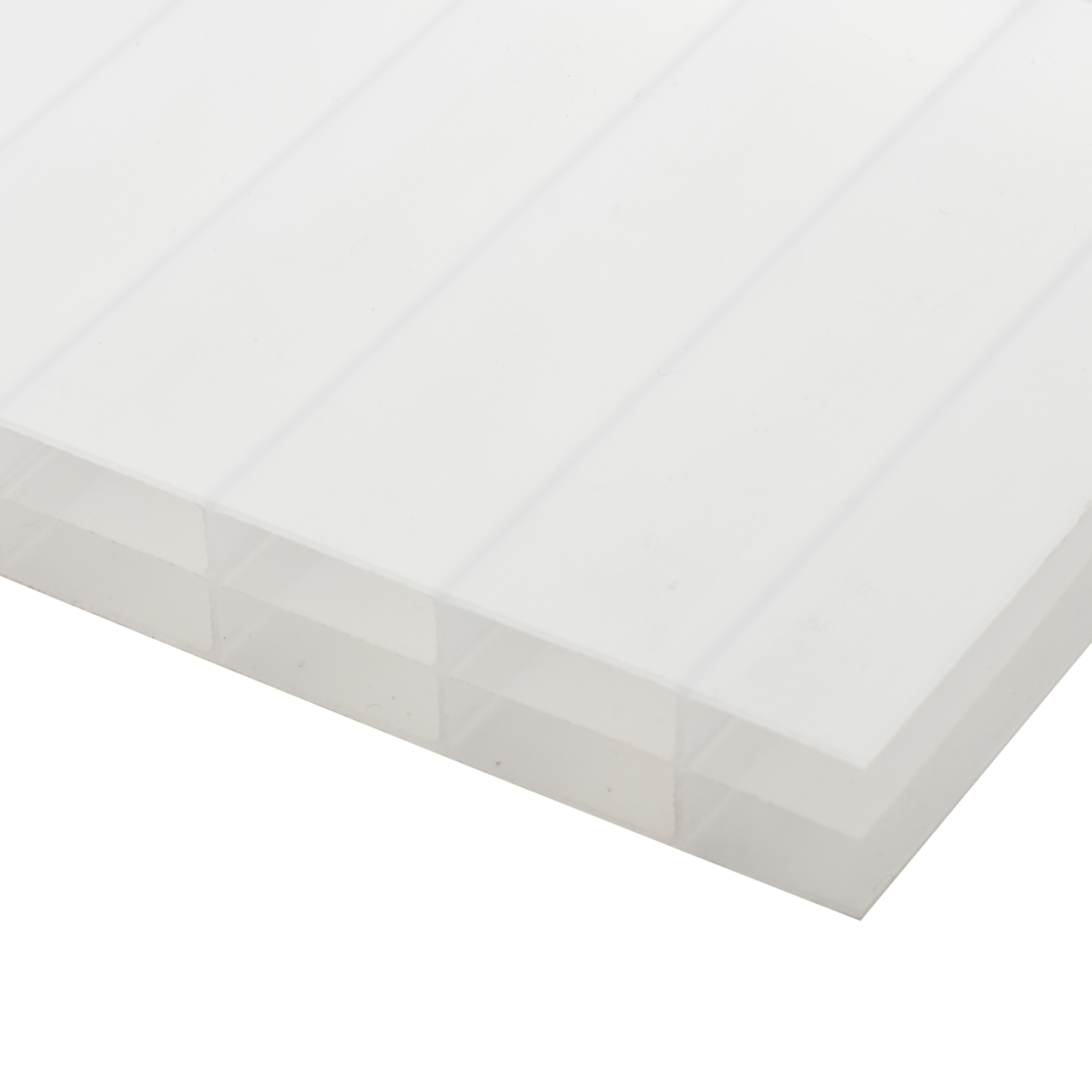 Deska polykarbonátová dutinková MULTICLEAR 16 BOX 3 WALL SC 1UV bílá 980×7000 mm ARLA PLAST