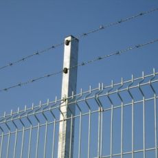 Plotový sloupek bez děr výška 2600 mm průřez 60x40 mm pozinkovaný AZ Plotové centrum