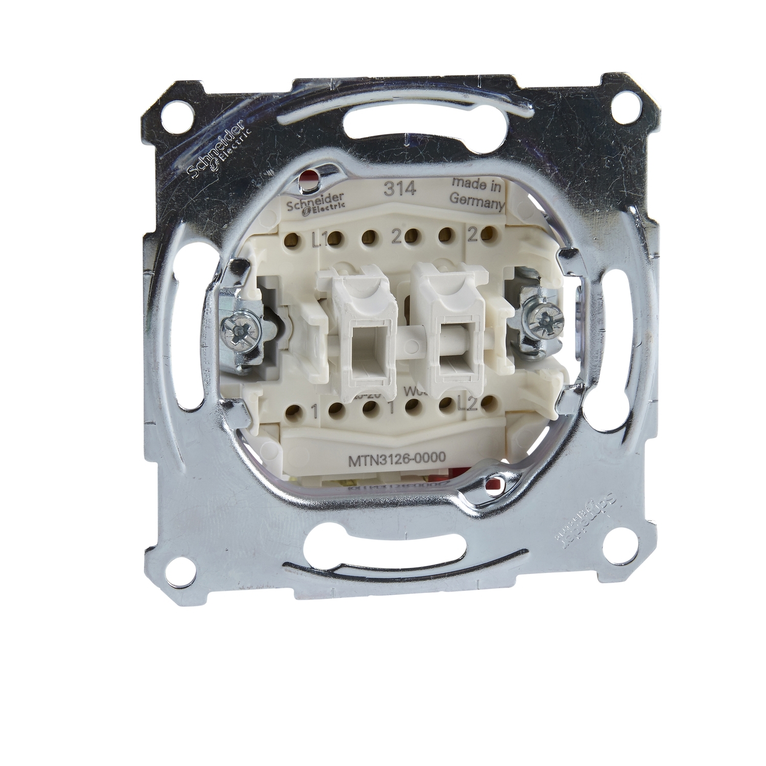 Přístroj přepínače řazení 6+6 Schneider Merten Schneider