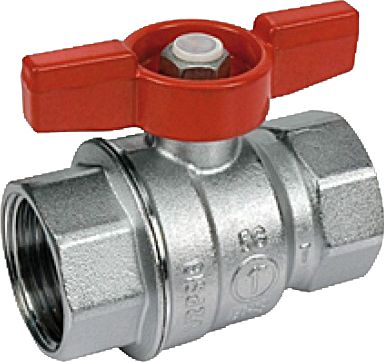 Kohout kulový voda 1" FF vrtulka