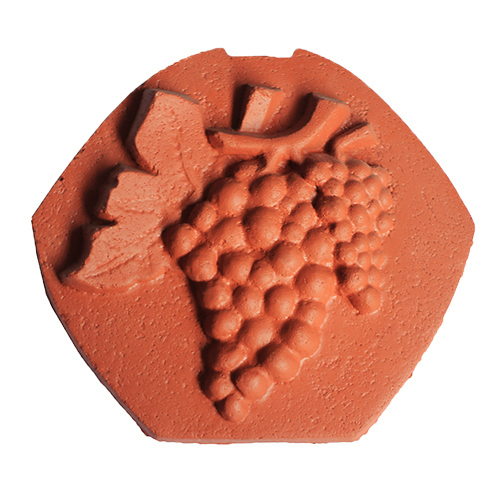 Ucpávka hřebene hrozen Betonpres Exclusiv červenohnědá BETONPRES