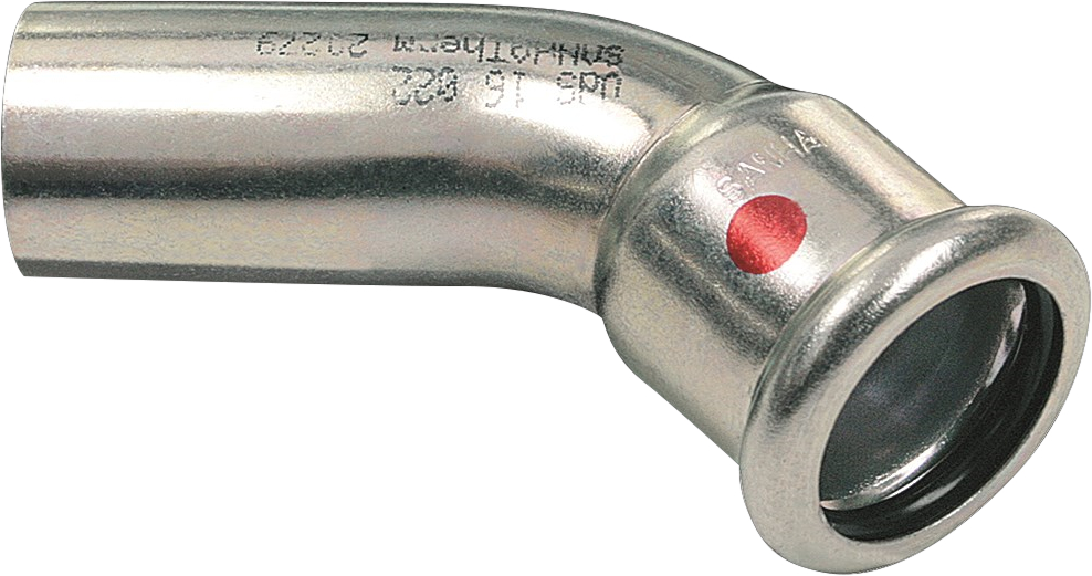 Oblouk 45° lisovací Sanha Therm 24040 35 mm MF