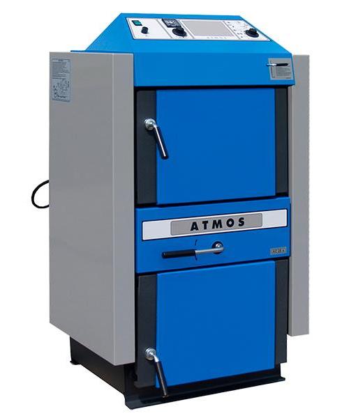 Kotel s ručním přikládáním Atmos Kombi AC 16 S na černé uhlí ATMOS