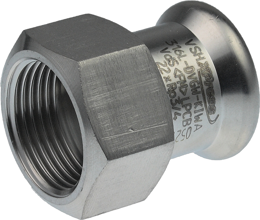 Přechodka lisovací Sanha Therm 24270G 42 mm × 6/4" vnitřní závit