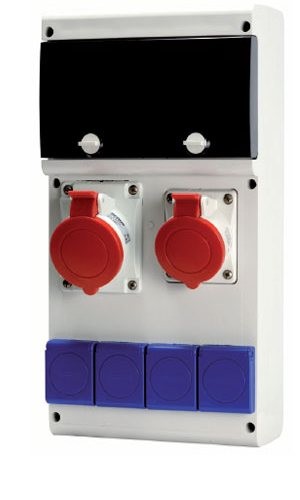 Kombinace zásuvková Scame BLOCK4 4× 230 V 2× 400 V