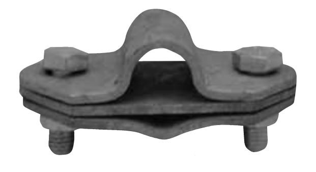 Svorka k jímací tyči SJ 01 (2×M8)