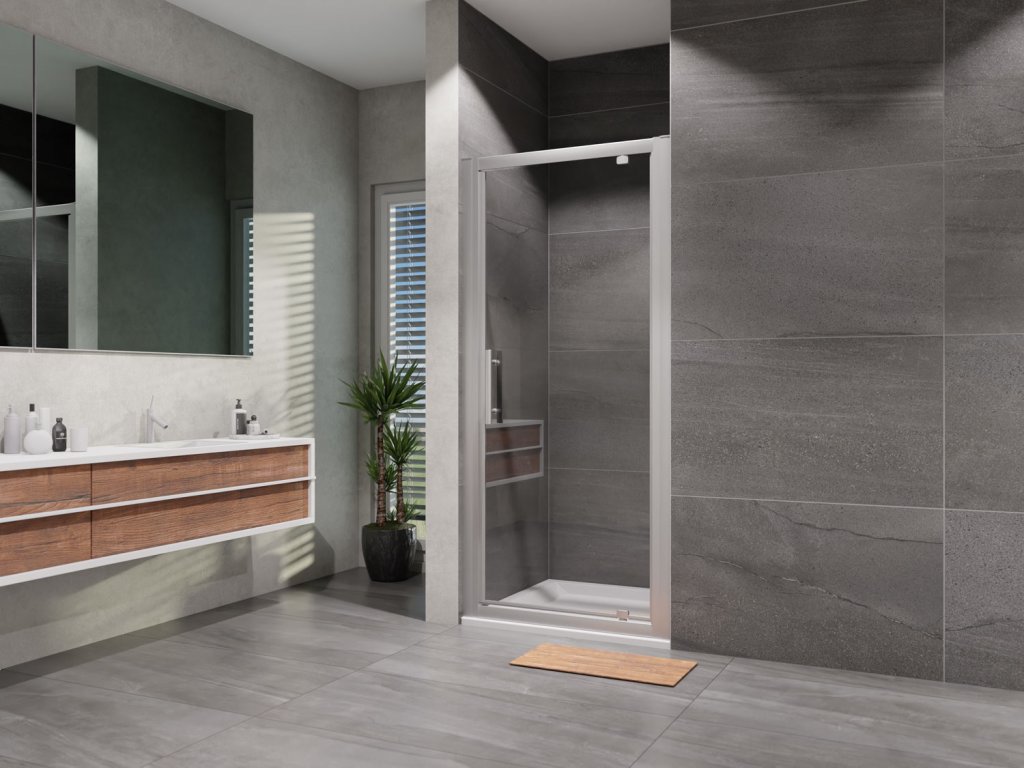 Dveře sprchové Lansanit Elisa PF80-190-C 800 mm chrom/čiré sklo