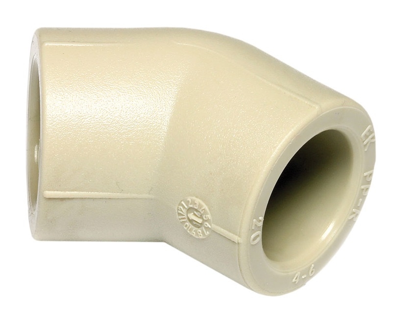 Koleno EP PP-R D50 FF 45°
