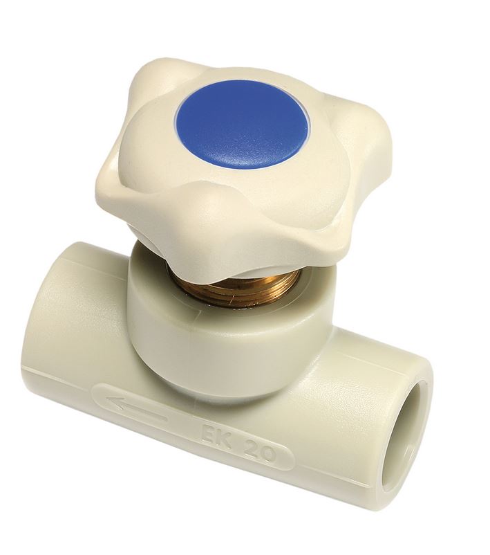 Ventil přímý plastový PP-R 40 mm