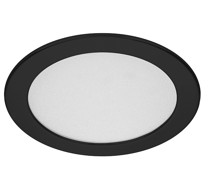 Svítidlo LED Panlux kruhové 6 W černá