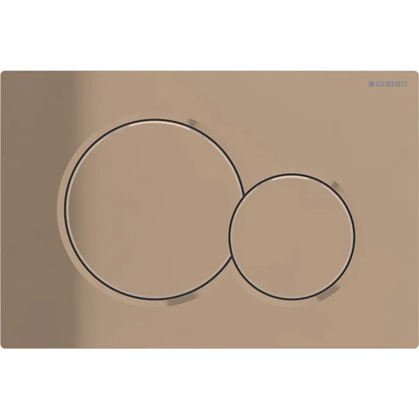Tlačítko ovládací Geberit Sigma 01 ušlechtilá mosaz galvanizovaná GEBERIT