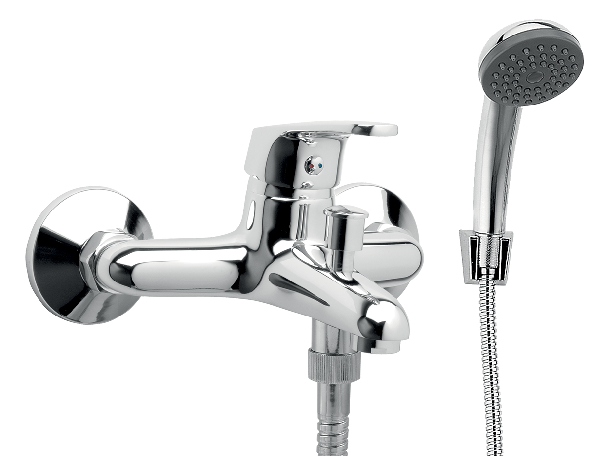 Baterie vanová nástěnná Novaservis Smile 150 mm chrom NOVASERVIS