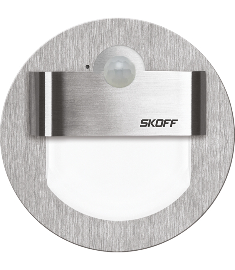 Svítidlo LED s čidlem pohybu Skoff Rueda 1 W 4 000 K nerezová