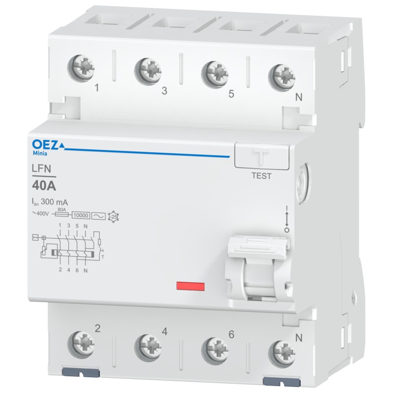 Chránič proudový OEZ LFN-40-4-300AC