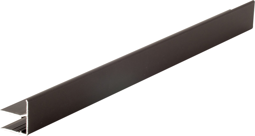 Profil U ukončovací s okapnicí hliníkový elox bronz 16 mm délka 6