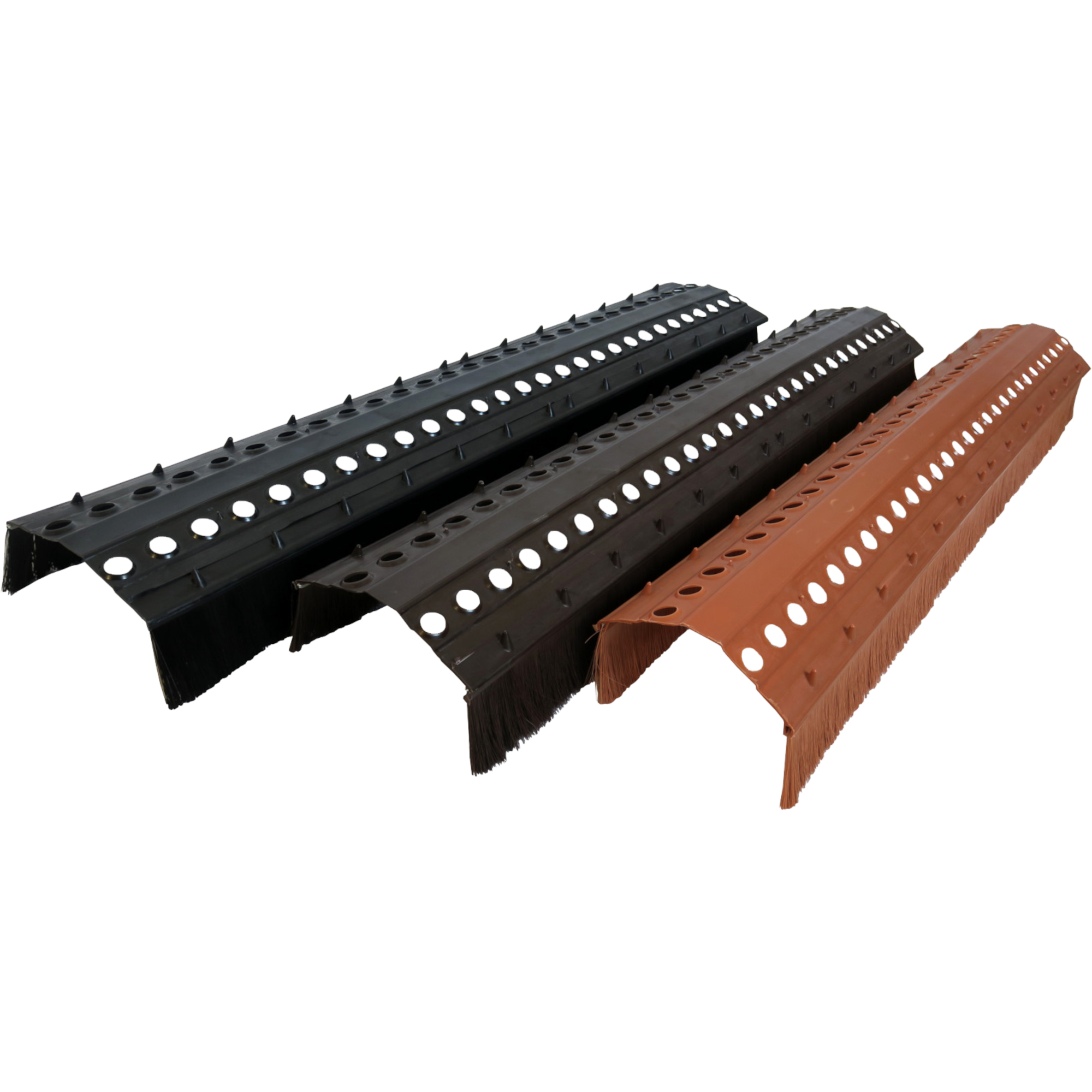 Větrací pás hřebene ERGO tmavě hnědá 70×195 mm ERGO