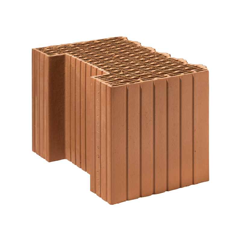 Cihla broušená koncová Porotherm 38 EKO+ Profi K P8 380×250×249 mm Porotherm