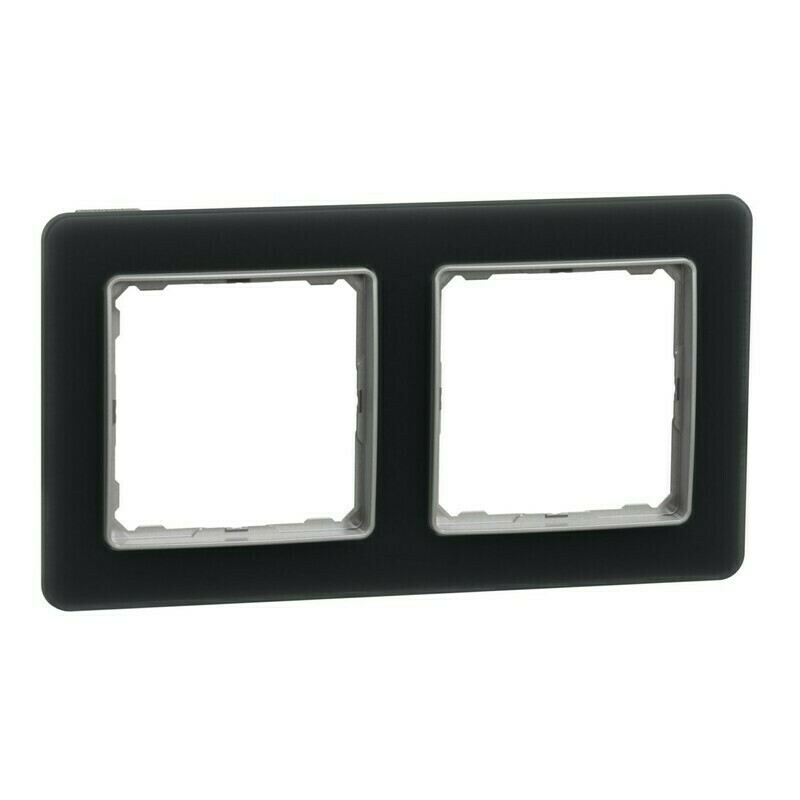 Rámeček Schneider Sedna Design dvojnásobný sklo kouřové