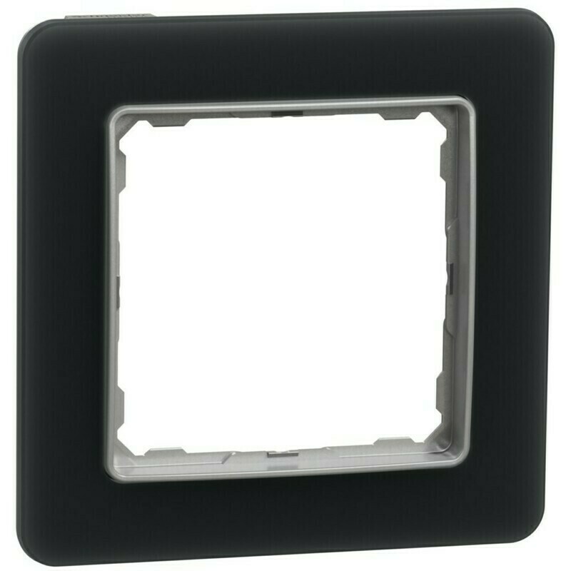 Rámeček Schneider Sedna Design jednonásobný sklo kouřové