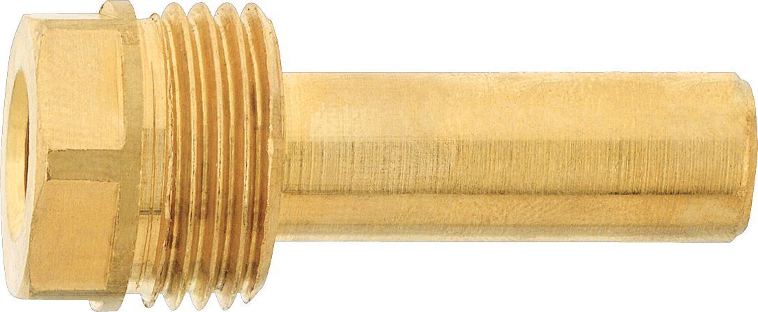 Jímka k teploměru mosazná 150 mm