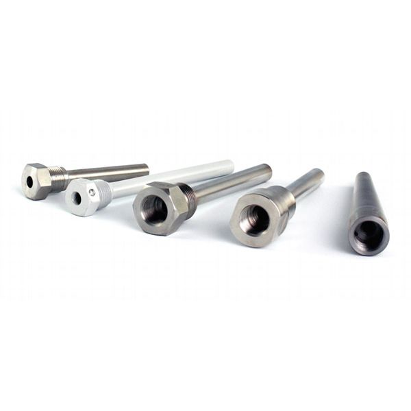 Jímka k teploměru lakovaná ocel 105 mm