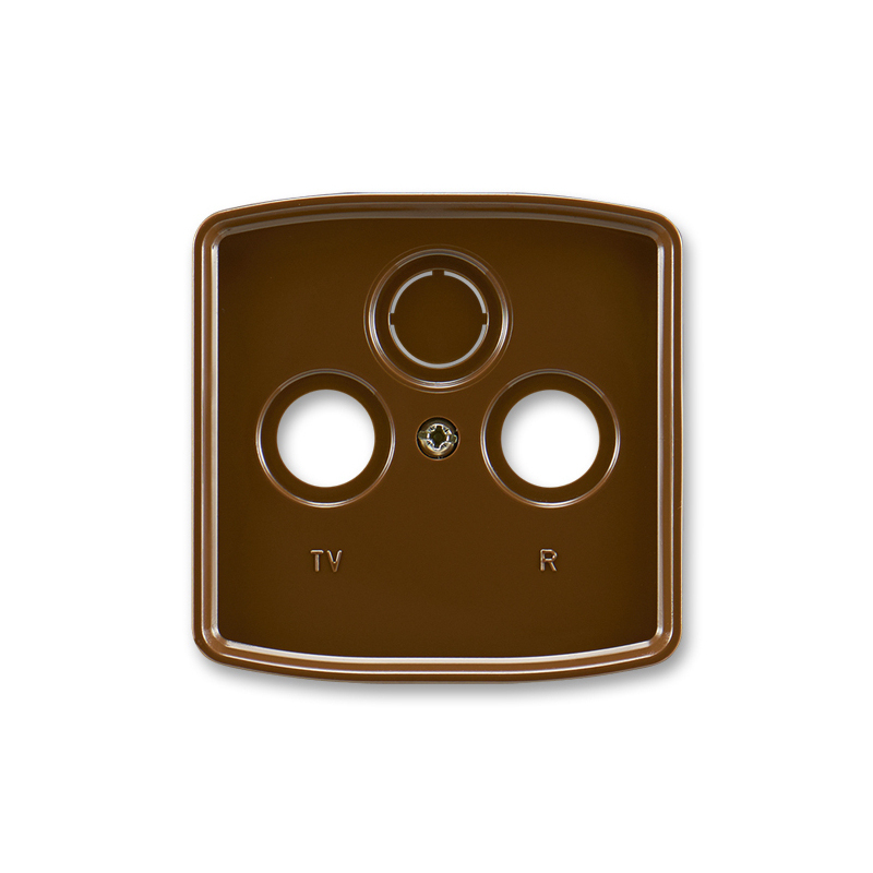 Kryt zásuvky anténní TV/R/SAT Tango hnědá ABB