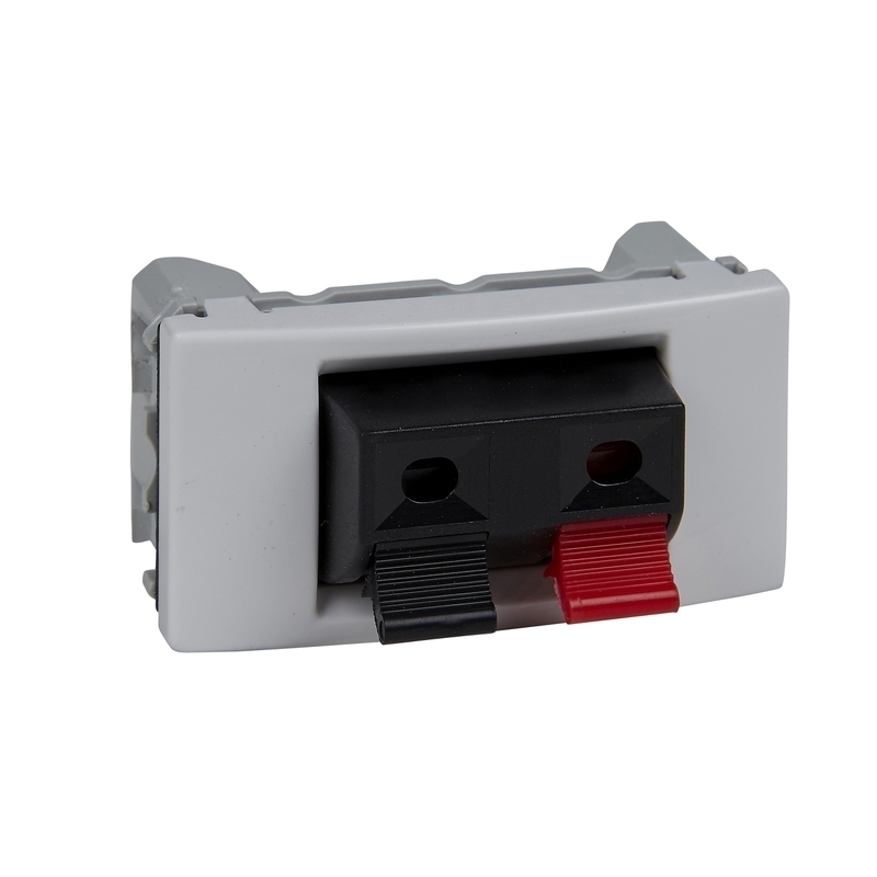 Svorky pro připojení reproduktorů Schneider Unica Polar 1 modul