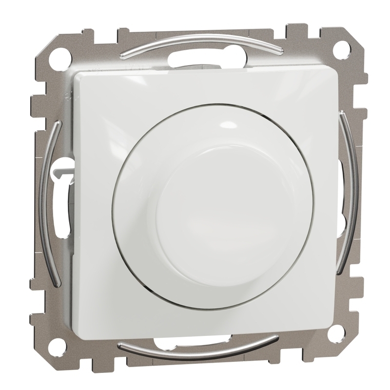 Stmívač otočný LED univerzální Schneider Sedna Design bílá