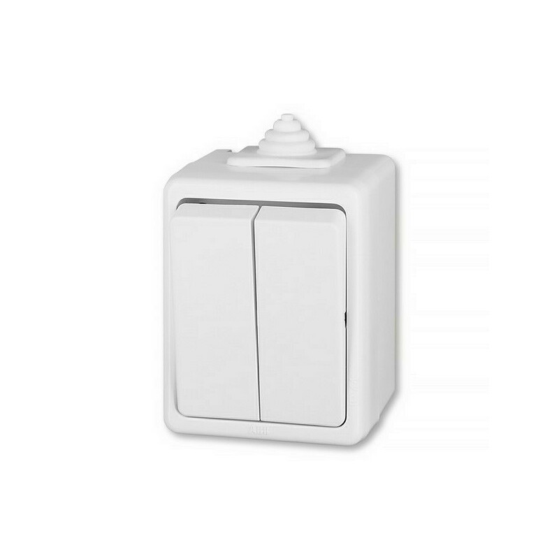 ROZBALENO - ABB Přepínač sériový ř5 IP44 PRAKTIK bílá