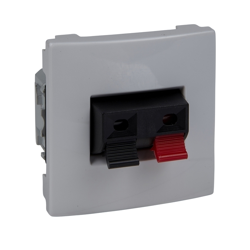 Svorky pro připojení reproduktorů Schneider Unica Polar 2 moduly