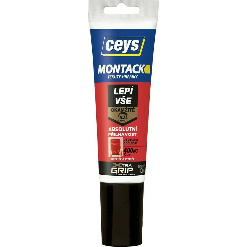 Lepidlo montážní Ceys MONTACK Lepí vše okamžitě 190 g