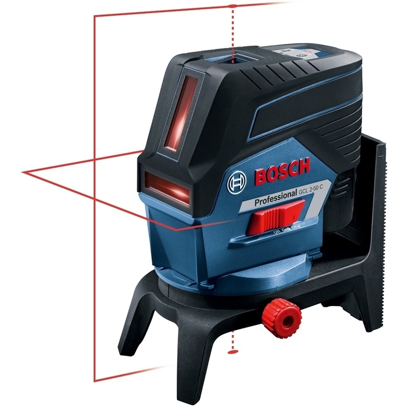 Laser křížový Bosch GCL 2-50 C + držák RM2 BOSCH