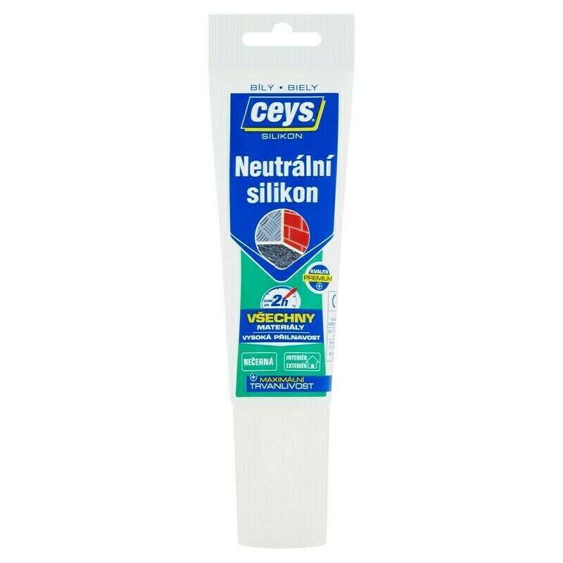 Silikon neutrální Ceys bílý 125 ml